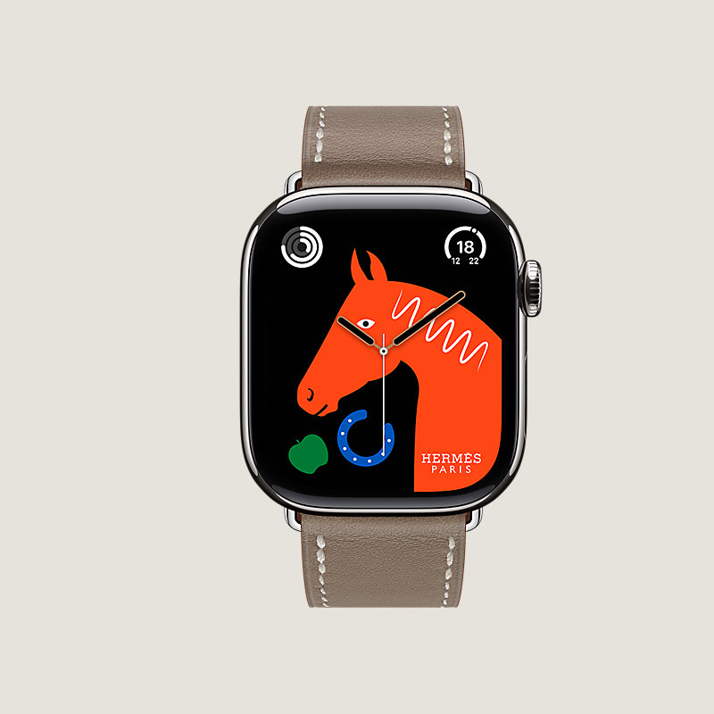 Buy Apple Watch Hermès Series 10 GPS + Cellular, 42mm Silver